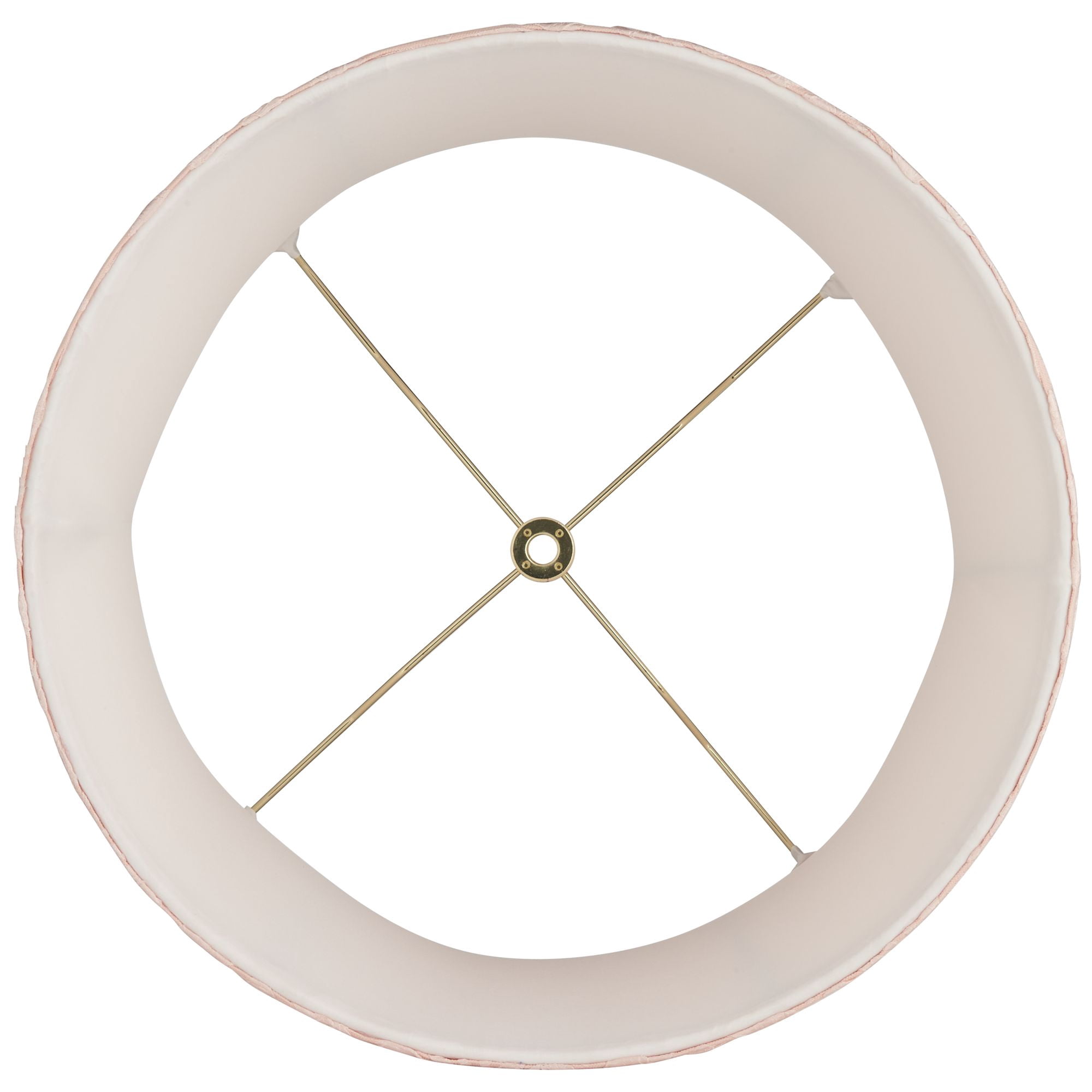 Springcrest 13" Top x 14" Bottom x 10" High x 10" Slant Print Lamp Shade Replacement Seno Pink Drum Softback Washer Harp Finial