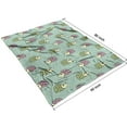 thumbnail image 4 of Cute Hedgehog Pattern Blanket,Comfortable Soft Flannel Throw Blanket,All Season,Warm Lightweight Blankets for Sofa Bed Couch Living Room Chair,60"x80", 4 of 4