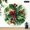 10x10in, variant on Patifu Watercolor Holly Berries Round Wooden Wall Clock Silent Sweep Movement Home Decor 10x10in