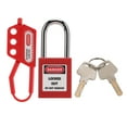 thumbnail image 2 of Cerradura de cerrojo, Cerradura de cerrojo de seguridad 3 orificios de bloqueo de cerrojo de seguridad Cerradura de cerrojo Rendimiento finamente ajustado, 2 of 8