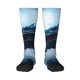 thumbnail image 1 of Balery Blue Thunder Storm Dragon Calcetines novedosos Calcetines deportivos Calcetines hasta la rodilla Calcetines de algodón Calcetines originales y geniales, 1 of 6