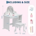 thumbnail image 1 of Juego de Tocador y Maquillaje Infantil con Espejo LED | Amplio Almacenamiento | Seguro y Certificado | Regalo Perfecto para Niñas maquillaje Playset, 1 of 19