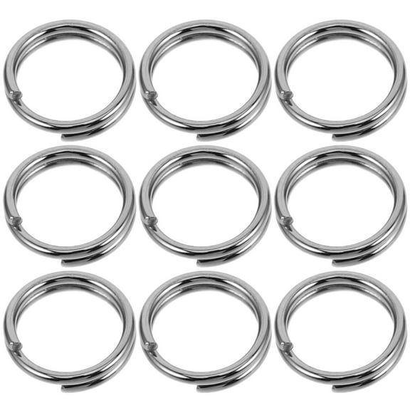 DECOMELODY 100Pcs Key Rings for Crafts DIY Design for Organize and Manage Key Collection