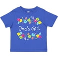 thumbnail image 3 of Inktastic Omas Girl- Bright Flowers Girls Toddler T-Shirt, 3 of 5