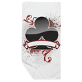thumbnail image 1 of Playing Cards Gambling Utensils Chips Pattern Bath Towel Soft Washcloth Facecloth 35x70cm, 1 of 3
