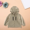 thumbnail image 2 of Mercatoo Kids Boys Rain Jacket 𝐖aterproof Zipper Lightweight Windbreaker Coat Toddler Fleece Windproof RainCoat with Pockets, 2 of 9