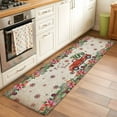 thumbnail image 2 of Runner Rugs 2x6 Ft, Red Christmas Non Slip Area Rugs for Kitchen Bedroom Entryway, Truck Xmas Tree Snowflake Winter Vintage Washable Carpet Runner Rug Floor Mats for Bedroom Home Decor, 2 of 9