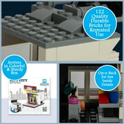 Brick Loot Mini City Brickmart Store Brick Building Kit, 122 Pieces, Compatible with Major Brands