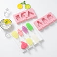 thumbnail image 5 of Dream Lifestyle Reusable Silicone Popsicle Molds, Cute Animal Shap Ice Pop Molds for Kids, Cake Ice Cream Popsicle Maker for Summer, Easy Release & PBA Free, 5 of 8