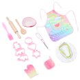 thumbnail image 2 of 1 Set Creative Girl Baking Apron Play House Cooking Apron Cooking Clothing Toy, 2 of 7