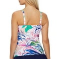 thumbnail image 2 of Profile by Gottex Womens Club Tropicana Underwire Tankini Top D-E Cups Style-E281-1D18, 2 of 2