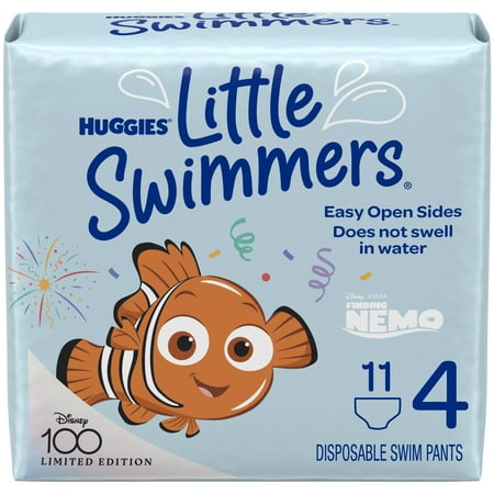 Huggies Little Swimmers Disposable Swim Diapers, Size Medium, 11 Ct (Select for More Options)