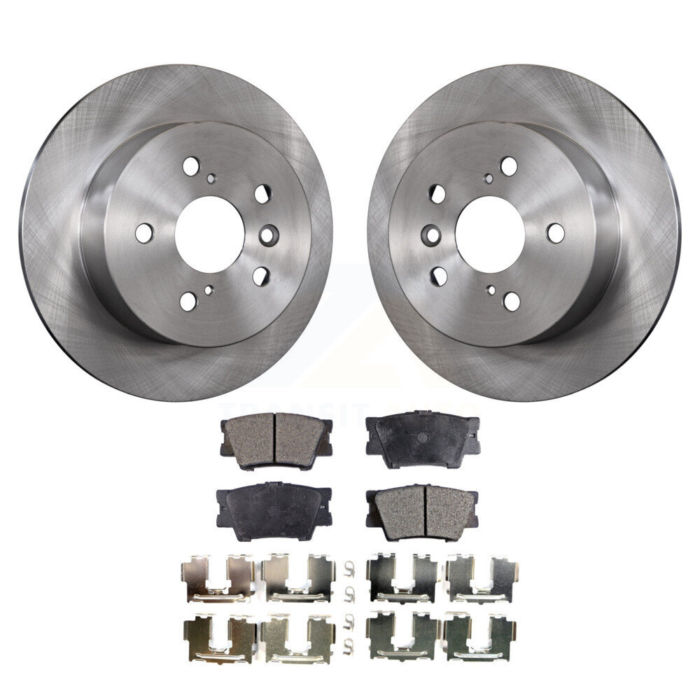 Transit Auto Rear Disc Brake Rotors and Semi-Metallic Pads