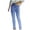 style-02 Light Blue, variant on Women Jeans Stretchy Jeggings for Women Tummy Control High Waist Pull On Stretchy Jeans Denim Leggings with Pockets Slimming (White,Size M)