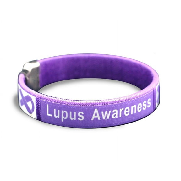 Lupus Awareness Bangle Bracelets
