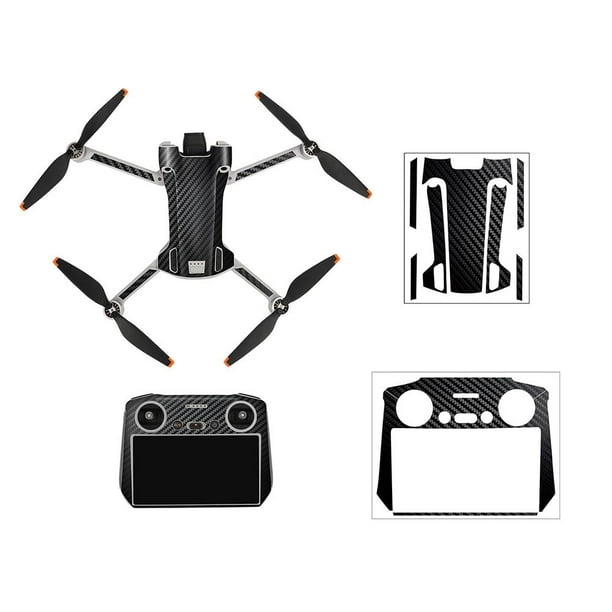 Stickers Drone Ensemble Imperméable à l'Eau Peaux Autocollant Compatible  pour Mini 3 Pro Drone et Télécommande 3D Modèle Autocollants Protection  Accessoires 