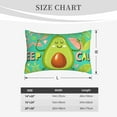 thumbnail image 6 of EasygdpAvocado Keep Calm Polyester Fiber Double-Sided Pillowcase,Super Soft,Comfortable And Luxurious Pillowcase,Not Easy To Break Or Deform- 16"X24", 6 of 9