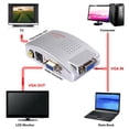 thumbnail image 2 of Calculadora VGA a S-Video S Tv Convertidor de adaptador compuesto AV para computadora portátil CUTICAT Convertidor de video, 2 of 8