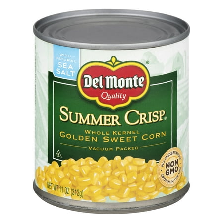 (6 Pack) Del Monte Summer Crisp Whole Kernel Golden Sweet Corn, 11 (Best Way To Make Canned Corn)