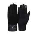 thumbnail image 3 of Jinhomg Mens Winter Athletic Gloves Thick Warm Touchscreen Finger Gloves Cold Weather Cycling Biking Sporting Driving Gloves Daily Wear Summer Saving Black Free Size, 3 of 6