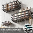 thumbnail image 2 of 3pcs Bathroom Shower Shelves Large Capacity Shower Rack Storage Keeps Items from Swaying Tipping or Falling, 2 of 8