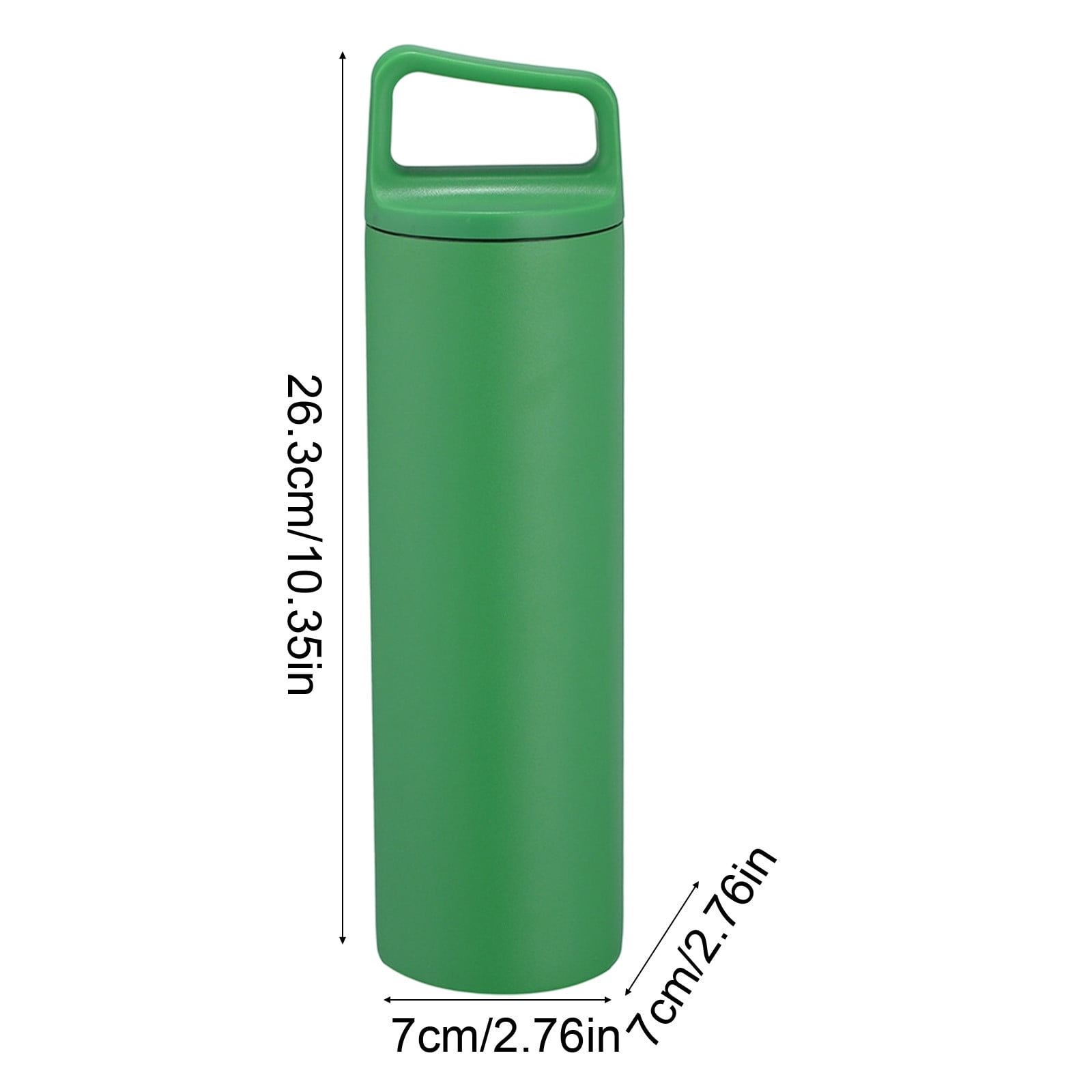 YiJuHui 4pcs Vacuum Insulated Water Bottle, Stainless Steel Wide Mouth Thermos for Hot Cold Beverages, Leakproof Portable Sports Outdoor Hiking Gym 0
