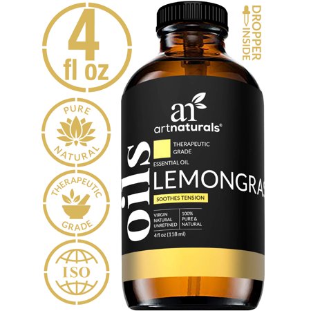 ArtNaturals 100% Pure Lemongrass Essential Oil - (4 Fl Oz / 120ml)