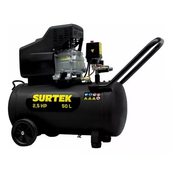Compresor Aire Horizontal Capacidad Tanque 50 L Surtek