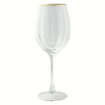 (120 PACK) EcoQuality Plastic Black Wine Glasses with Gold Rim - 12 oz ...