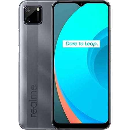 Realme C11 (2021) Dual-SIM 64GB ROM + 4GB RAM (GSM only | No CDMA) Factory Unlocked 4G/LTE Smartphone (Cool Grey) - International Version