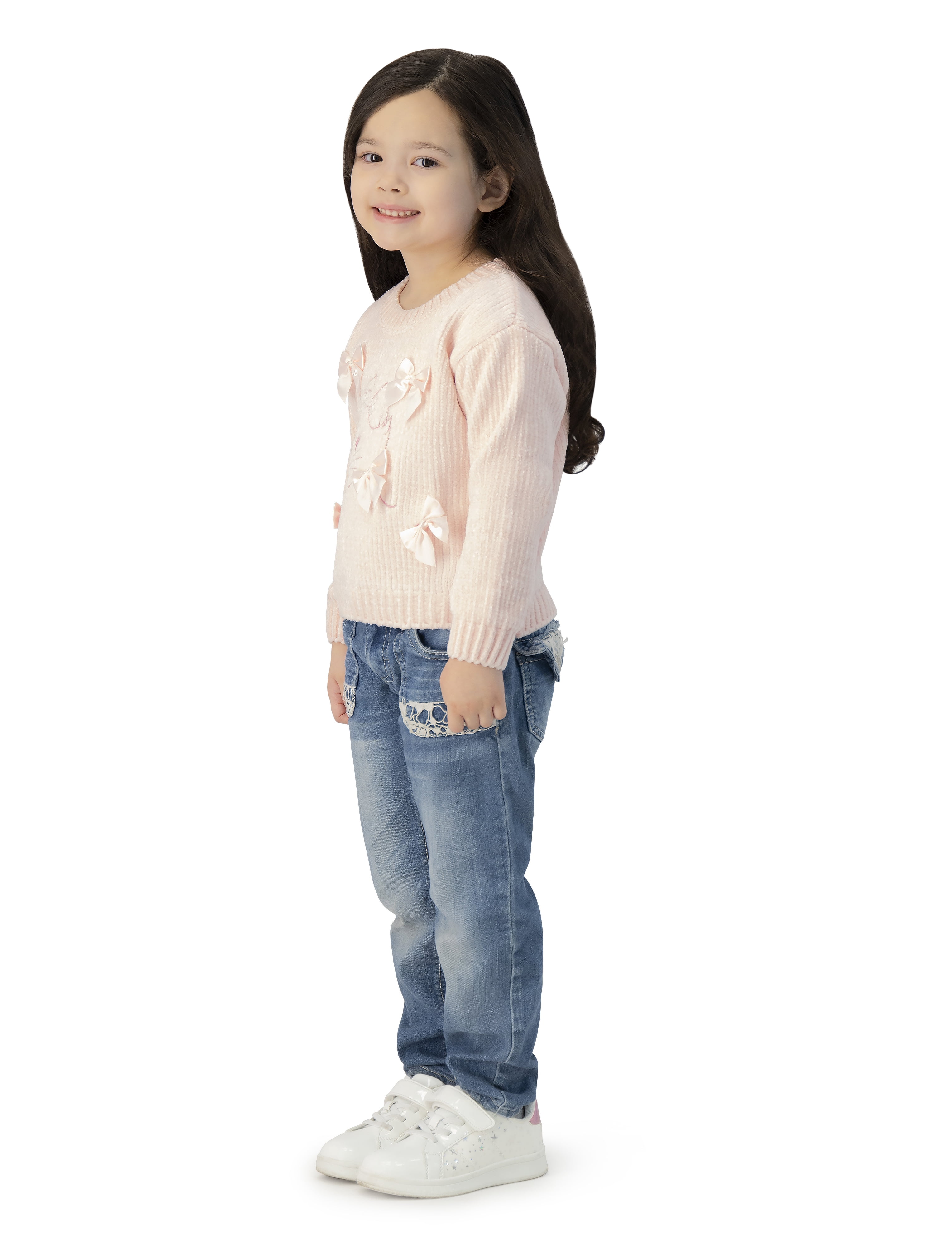 The Aristocats Toddler Girls Chenille Sweater, Sizes 12 Months - 5T