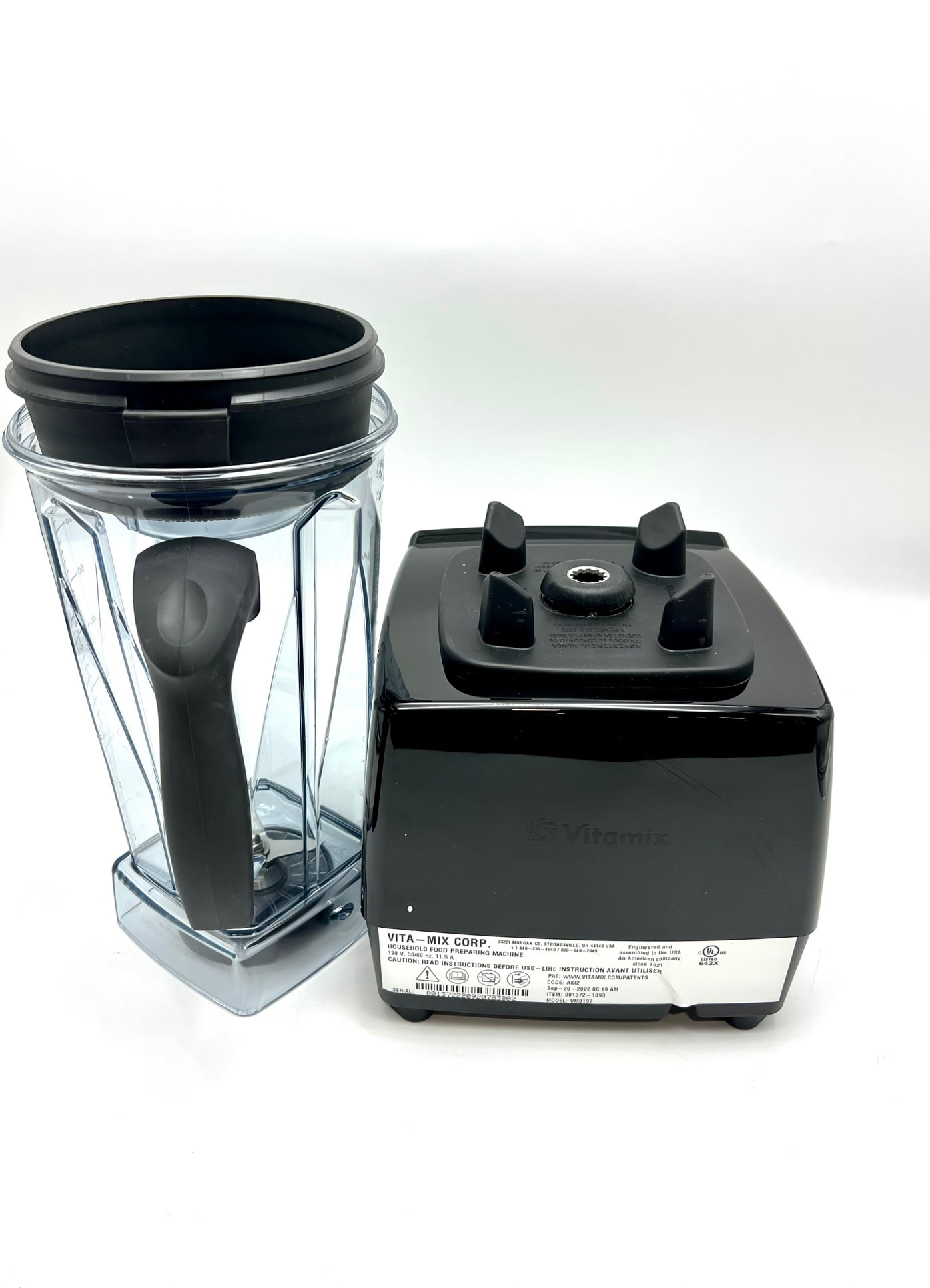 NEW,64oz CONTAINER FITS VITAMIX 5200 5000 6300 VM103 SOFT-GRIP FAST SHIPPING