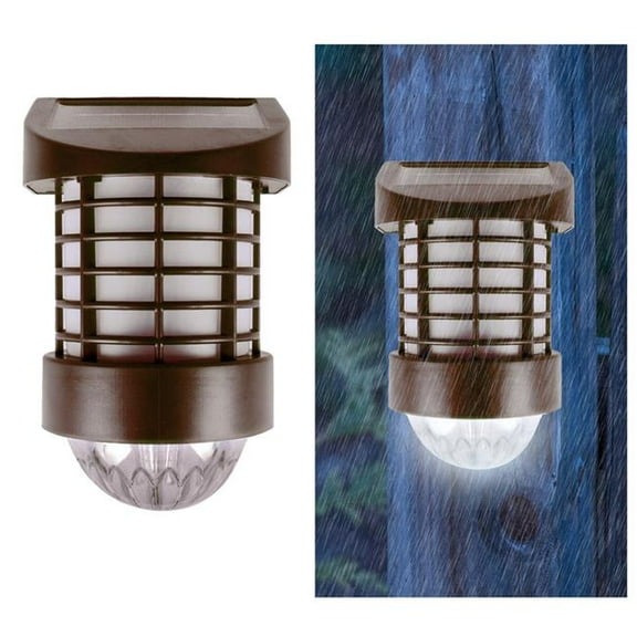Crosslight K021-4 Solar Fence Post Light, Pack of 4