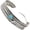 Feather C, variant on S999 Antique Silver Plated Wide Feather Cuff Bracelet For Men Women Adjustable Retro Twisted Feathers Bracelets Gift Jewelry