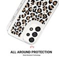 thumbnail image 5 of Feishell Case For Samsung A23 5G Cute Leopard Print Pattern Soft TPU Rubber Bumper Shockproof Anti-Scratch Slim Phone Cover Support Wireless Charging For Samsung Galaxy A23 5G, Black+Pink, 5 of 8