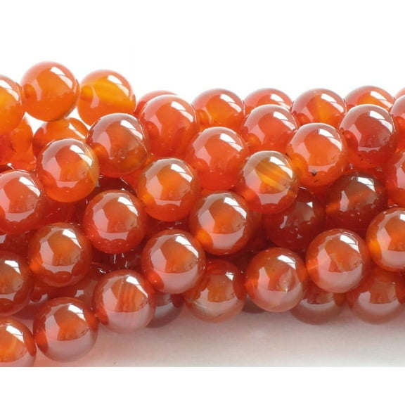 6mm Red Carnelian Round Beads Genuine Gemstone Natural Jewelry Making