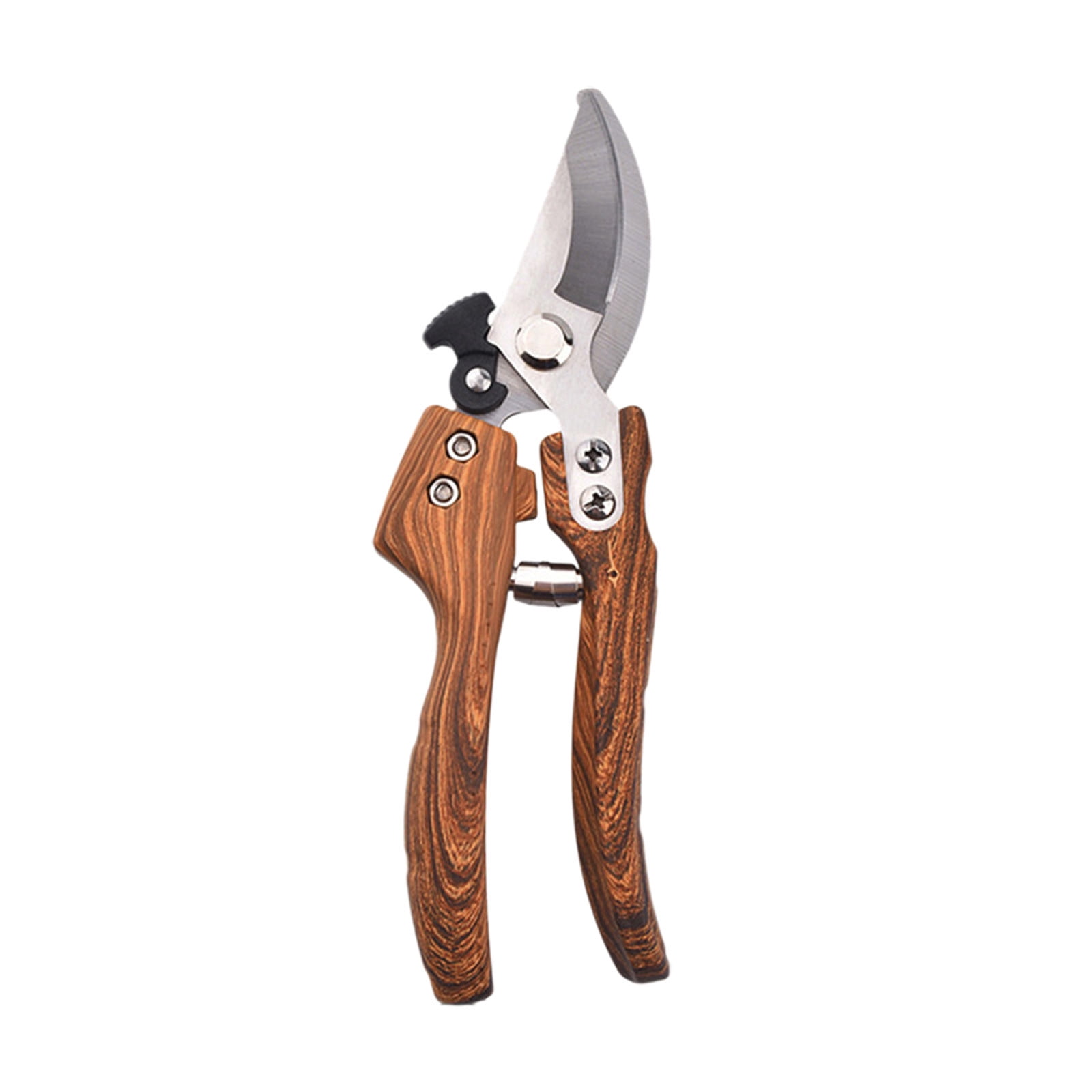Pruning Shears Garden Pruning Shears Stainless Steel Blades Effortless Cutting Handheld Pruners with Pulley Lever Design Bypass Type for Branches Flowers Shrubs Garden Shears