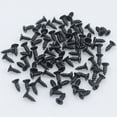 thumbnail image 4 of SHOWERORO 100Ud Clips Y Tornillos Para Colgar Cuadros Accesorios De Marco De Hierro Negro Duraderos Y, 4 of 8