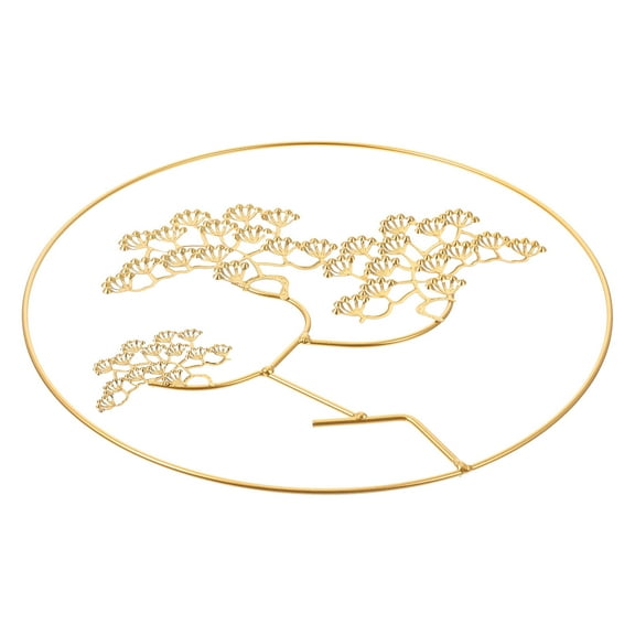 OUNONA Iron Art Wall Tree Decor Wall Background Ornament Wall Hanging Art Decoration