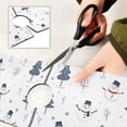 thumbnail image 6 of Yayeee Faucet Mat for Kitchen Sink 14.7" Diatomite Long Splash Guard Pad, Blue Cartoon Snowmen, 6 of 7