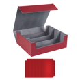 thumbnail image 3 of LOVIVER Card Case Collectible Game Card Box Card Deck Box 1800 Cards Capacity Holder Red, 3 of 7