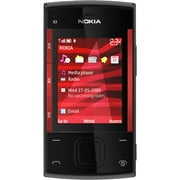 Nokia X3 Feature Phone, 2.2" LCD240 x 320, Black, Red