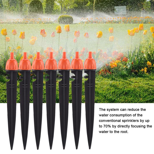 Drip Irrigation Kit, 10M DIY Garden Automatic Water Irrigation Drip Irrigation Kit Plant Automatic Watering Set
