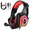 Red, variant on Gaming Headset Wired for PS5 Xbox PC PS4 Switch/Over Ear Gaming Headphones With Surround Sound Mic,LED Light,Soft Memory Earmuffs,3.5MM for Xbox,Red