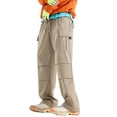 thumbnail image 3 of Cargo Pants Men Baggy Sweatpants Mens Jogger Pants with Pocket Mens Comfy Pants, 3 of 3