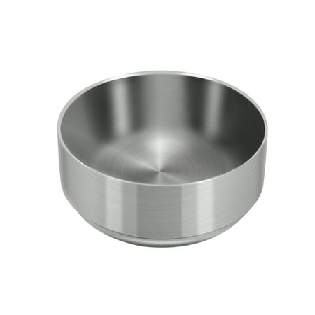 

HOMEMAXS Stainless Steel Double Layer Bowl Soup Noodles Bowl Rice Bowl Kitchen Tableware
