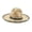 Straw hat blue edge, variant on Woven Straw Sombrero Hat Mexico Festival Theme Wide Brims Sun Protective Hat