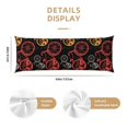 thumbnail image 3 of Fuzoiu Compass And Mountains In Bicycle Wheels1 Print Body Pillowcase 20x54 in,Long Pillow Case, Microfiber Body Pillow Cover, Soft and Breathable Pillowcase, 3 of 7