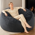 thumbnail image 1 of Puf Codi Big Giant con relleno, 150 cm, color gris antracita, 1 of 7