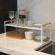 thumbnail image 2 of Estante de metal para baño, estante de especias, estante de cocina con manija de madera, estantería de almacenamiento de hierro, estantería de 11 Feliz Sencillez, 2 of 5